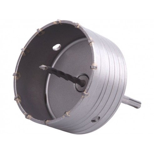 Бургија SDS PLUS круна за ѕид, ∅115mm, должина на носач 110mm, M22